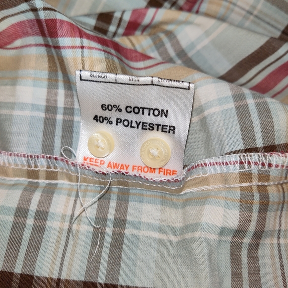 Ben Sherman Short Sleeve Plaid Button Down - Picture 13 of 15